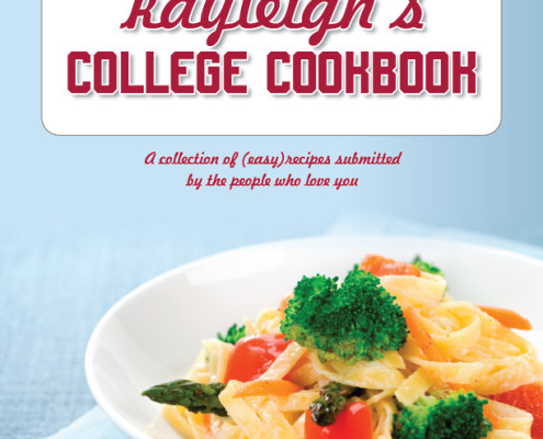 Personalized Cookbook Cover Design